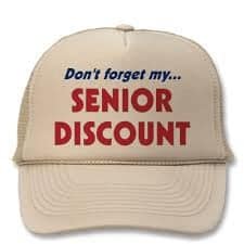 senior discounts