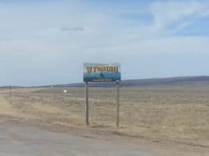Entering Wyoming on the Walden Plateau
