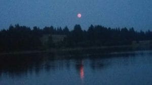 Lonesomehurst on a full moon evening