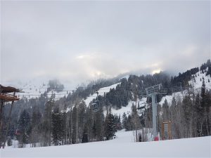 jackson hole ski area and winter rv camping