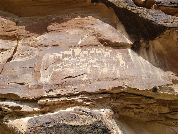 The Great Hunt Pictograph within Nine Mile Canyon