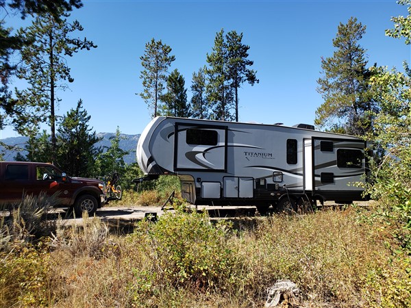 rv camping in donnelly near lake cascade and lake cascade state park