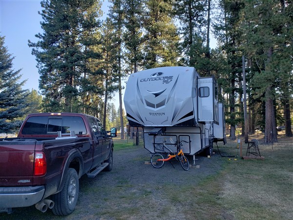 boondockers welcome RV campsite in mccall idaho